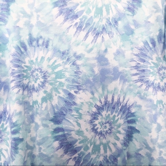 New Koolaburra by UGG Oversized Ruffle Tie Dye Top New - Picture 9 of 12